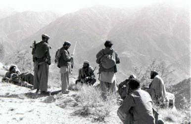 Моджахеды в Афганистане.